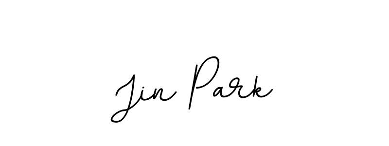 You should practise on your own different ways (BallpointsItalic-DORy9) to write your name (Jin Park) in signature. don't let someone else do it for you. Jin Park signature style 11 images and pictures png