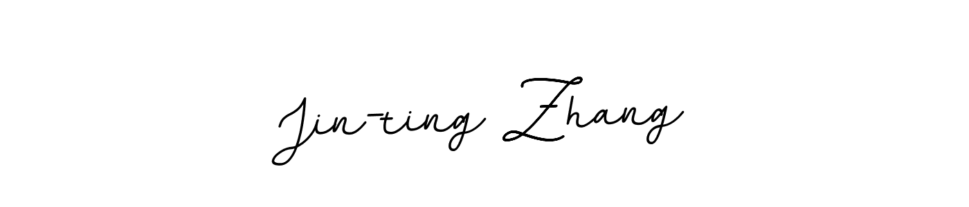 You should practise on your own different ways (BallpointsItalic-DORy9) to write your name (Jin-ting Zhang) in signature. don't let someone else do it for you. Jin-ting Zhang signature style 11 images and pictures png