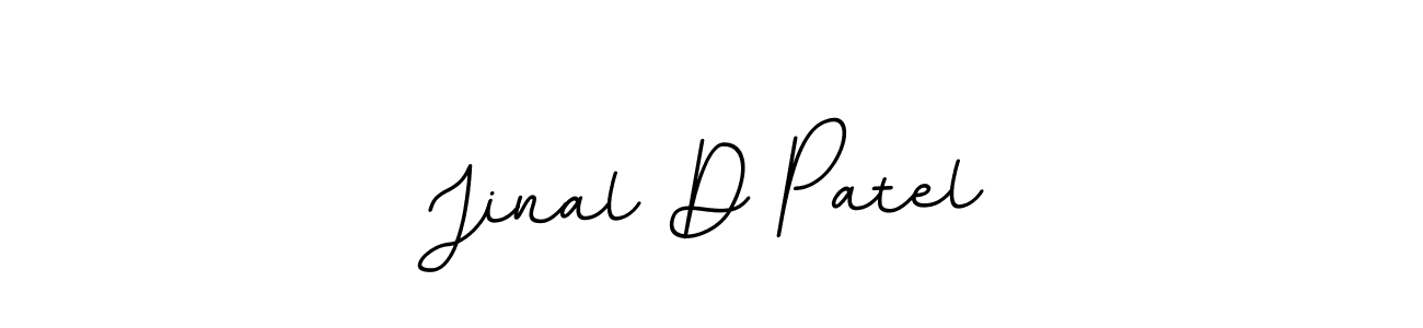 Design your own signature with our free online signature maker. With this signature software, you can create a handwritten (BallpointsItalic-DORy9) signature for name Jinal D Patel. Jinal D Patel signature style 11 images and pictures png