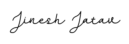 The BallpointsItalic-DORy9 font transforms the name Jinesh Jatav into an executive sign with sharp precision and distinguished character. Jinesh Jatav signature style 11 images and pictures png