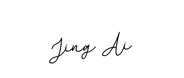 if you are searching for the best signature style for your name Jing Ai. so please give up your signature search. here we have designed multiple signature styles  using BallpointsItalic-DORy9. Jing Ai signature style 11 images and pictures png