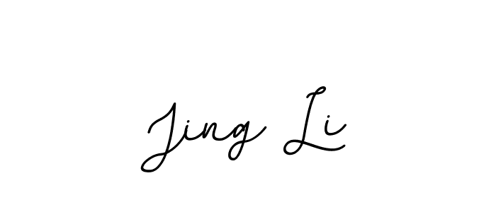 Design your own signature with our free online signature maker. With this signature software, you can create a handwritten (BallpointsItalic-DORy9) signature for name Jing Li. Jing Li signature style 11 images and pictures png