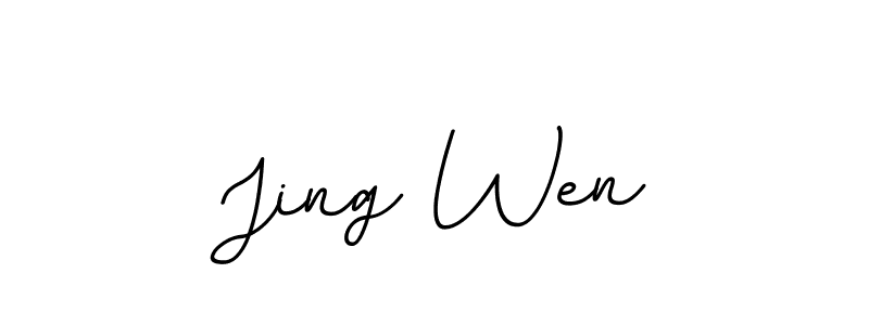 Similarly BallpointsItalic-DORy9 is the best handwritten signature design. Signature creator online .You can use it as an online autograph creator for name Jing Wen. Jing Wen signature style 11 images and pictures png