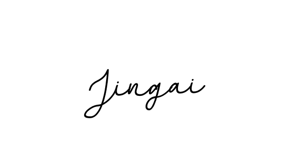 Design your own signature with our free online signature maker. With this signature software, you can create a handwritten (BallpointsItalic-DORy9) signature for name Jingai. Jingai signature style 11 images and pictures png