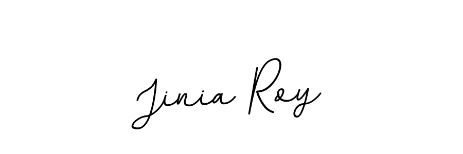 Use a signature maker to create a handwritten signature online. With this signature software, you can design (BallpointsItalic-DORy9) your own signature for name Jinia Roy. Jinia Roy signature style 11 images and pictures png