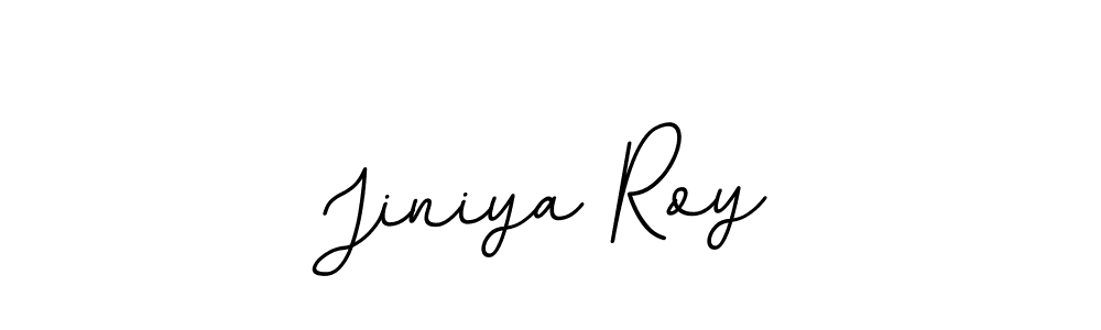 Create a beautiful signature design for name Jiniya Roy. With this signature (BallpointsItalic-DORy9) fonts, you can make a handwritten signature for free. Jiniya Roy signature style 11 images and pictures png