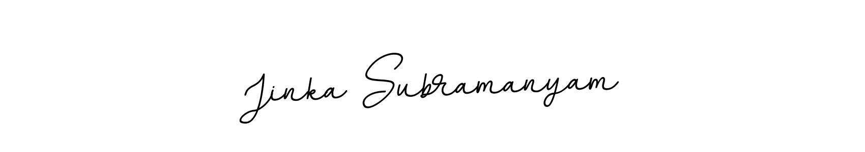 Also we have Jinka Subramanyam name is the best signature style. Create professional handwritten signature collection using BallpointsItalic-DORy9 autograph style. Jinka Subramanyam signature style 11 images and pictures png