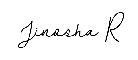 Practice writing Jinosha R with the flow of BallpointsItalic-DORy9 lettering. A fantastic source of inspiration for developing your personal signature style. Jinosha R signature style 11 images and pictures png