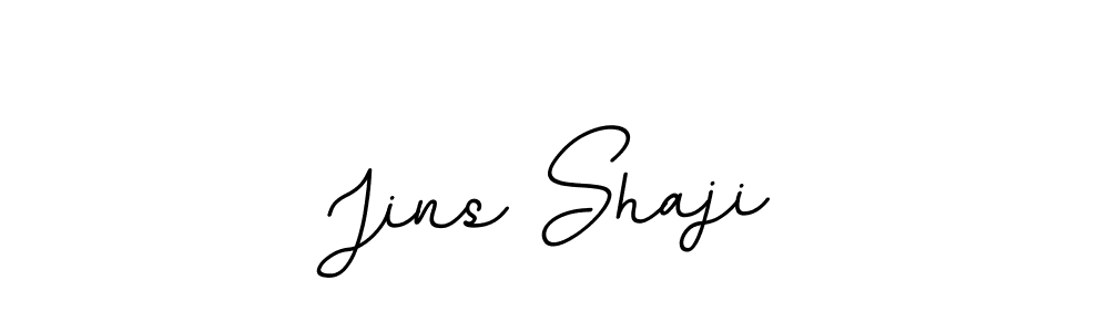 Use a signature maker to create a handwritten signature online. With this signature software, you can design (BallpointsItalic-DORy9) your own signature for name Jins Shaji. Jins Shaji signature style 11 images and pictures png