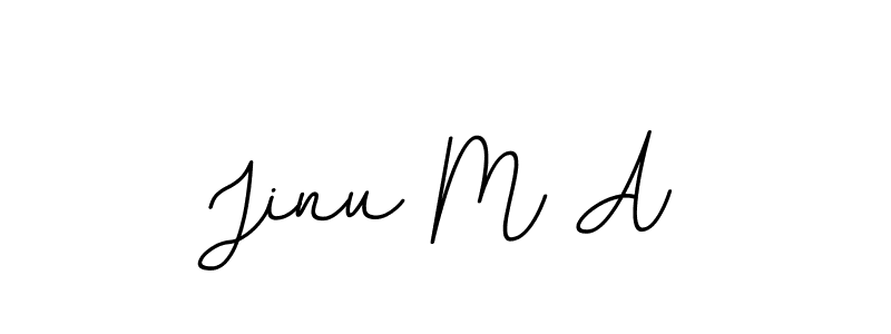 Here are the top 10 professional signature styles for the name Jinu M A. These are the best autograph styles you can use for your name. Jinu M A signature style 11 images and pictures png