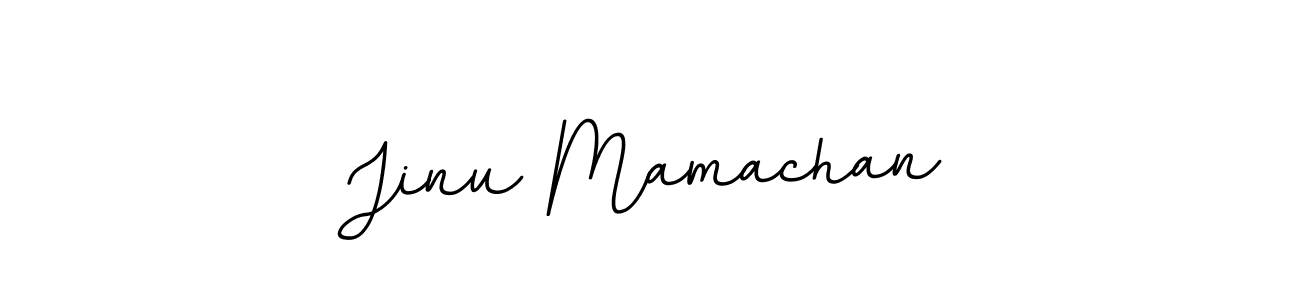 BallpointsItalic-DORy9 is a professional signature style that is perfect for those who want to add a touch of class to their signature. It is also a great choice for those who want to make their signature more unique. Get Jinu Mamachan name to fancy signature for free. Jinu Mamachan signature style 11 images and pictures png