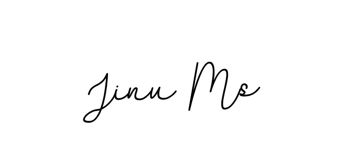 Jinu Ms stylish signature style. Best Handwritten Sign (BallpointsItalic-DORy9) for my name. Handwritten Signature Collection Ideas for my name Jinu Ms. Jinu Ms signature style 11 images and pictures png