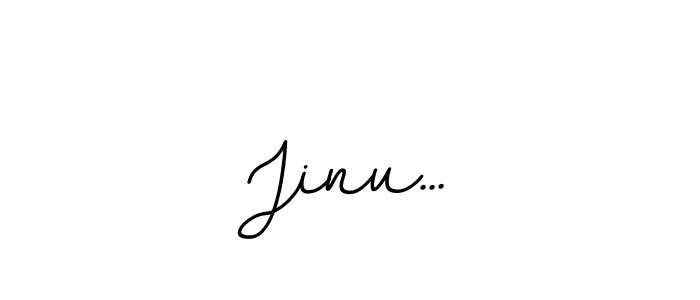 Make a beautiful signature design for name Jinu.... With this signature (BallpointsItalic-DORy9) style, you can create a handwritten signature for free. Jinu... signature style 11 images and pictures png