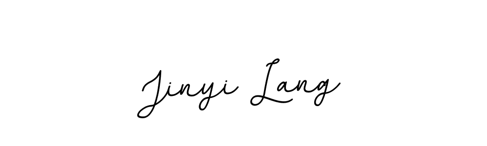 Design your own signature with our free online signature maker. With this signature software, you can create a handwritten (BallpointsItalic-DORy9) signature for name Jinyi Lang. Jinyi Lang signature style 11 images and pictures png