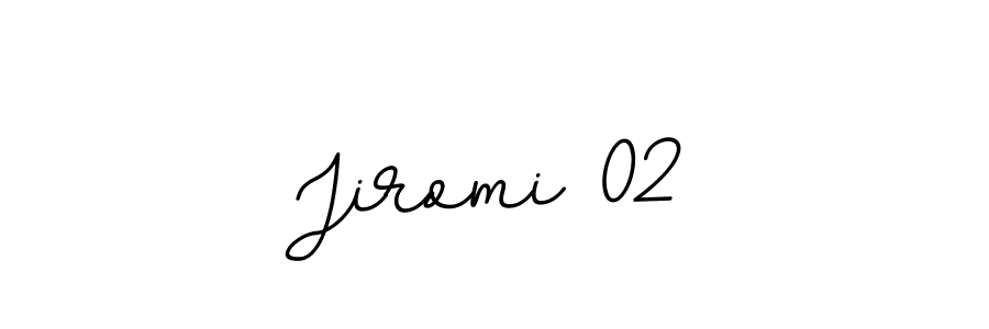 Design your own signature with our free online signature maker. With this signature software, you can create a handwritten (BallpointsItalic-DORy9) signature for name Jiromi 02. Jiromi 02 signature style 11 images and pictures png