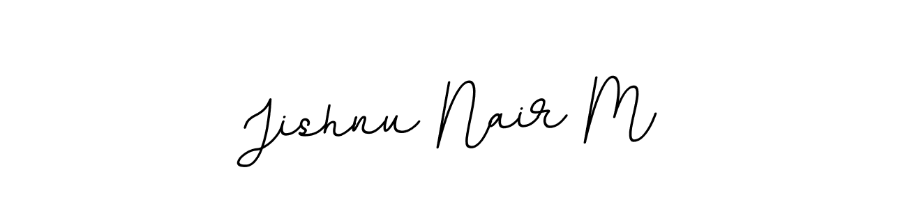 Once you've used our free online signature maker to create your best signature BallpointsItalic-DORy9 style, it's time to enjoy all of the benefits that Jishnu Nair M name signing documents. Jishnu Nair M signature style 11 images and pictures png