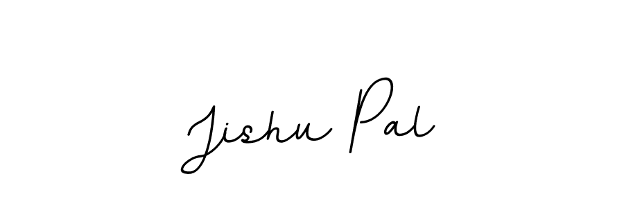 Use a signature maker to create a handwritten signature online. With this signature software, you can design (BallpointsItalic-DORy9) your own signature for name Jishu Pal. Jishu Pal signature style 11 images and pictures png