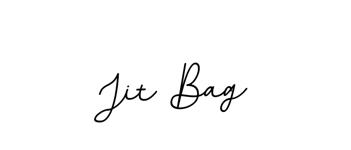 Design your own signature with our free online signature maker. With this signature software, you can create a handwritten (BallpointsItalic-DORy9) signature for name Jit Bag. Jit Bag signature style 11 images and pictures png