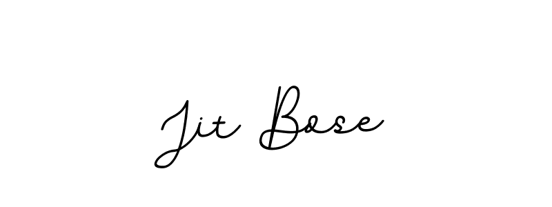Design your own signature with our free online signature maker. With this signature software, you can create a handwritten (BallpointsItalic-DORy9) signature for name Jit Bose. Jit Bose signature style 11 images and pictures png