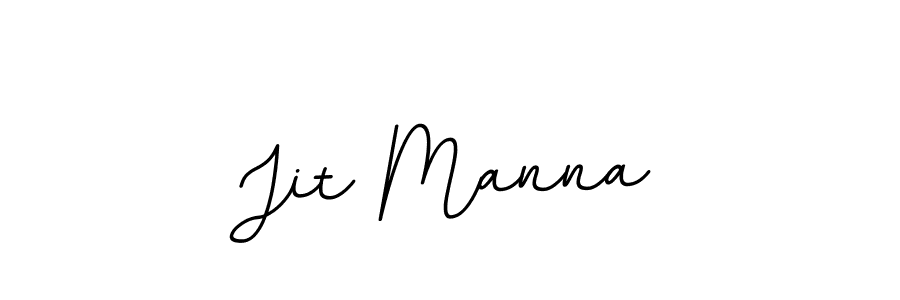 How to make Jit Manna name signature. Use BallpointsItalic-DORy9 style for creating short signs online. This is the latest handwritten sign. Jit Manna signature style 11 images and pictures png