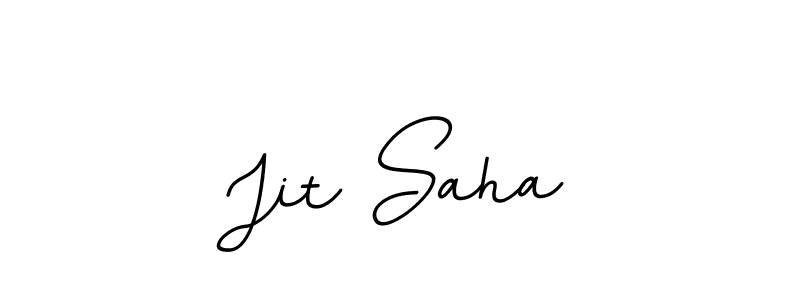 Design your own signature with our free online signature maker. With this signature software, you can create a handwritten (BallpointsItalic-DORy9) signature for name Jit Saha. Jit Saha signature style 11 images and pictures png