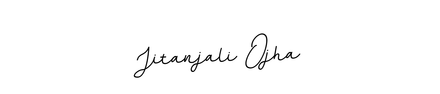 Use a signature maker to create a handwritten signature online. With this signature software, you can design (BallpointsItalic-DORy9) your own signature for name Jitanjali Ojha. Jitanjali Ojha signature style 11 images and pictures png