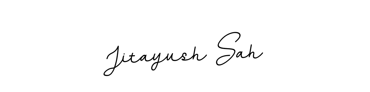 How to Draw Jitayush Sah signature style? BallpointsItalic-DORy9 is a latest design signature styles for name Jitayush Sah. Jitayush Sah signature style 11 images and pictures png