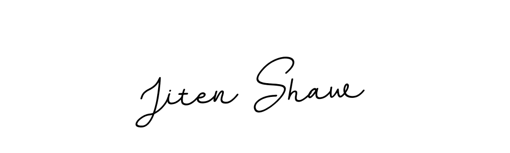 Design your own signature with our free online signature maker. With this signature software, you can create a handwritten (BallpointsItalic-DORy9) signature for name Jiten Shaw. Jiten Shaw signature style 11 images and pictures png