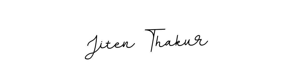 Jiten Thakur stylish signature style. Best Handwritten Sign (BallpointsItalic-DORy9) for my name. Handwritten Signature Collection Ideas for my name Jiten Thakur. Jiten Thakur signature style 11 images and pictures png