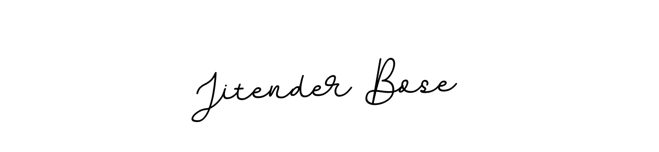 Make a beautiful signature design for name Jitender Bose. Use this online signature maker to create a handwritten signature for free. Jitender Bose signature style 11 images and pictures png