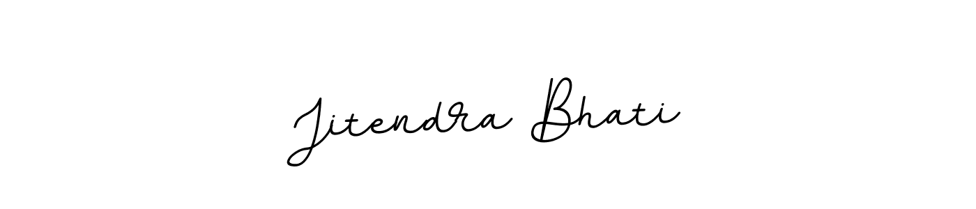 Make a beautiful signature design for name Jitendra Bhati. With this signature (BallpointsItalic-DORy9) style, you can create a handwritten signature for free. Jitendra Bhati signature style 11 images and pictures png
