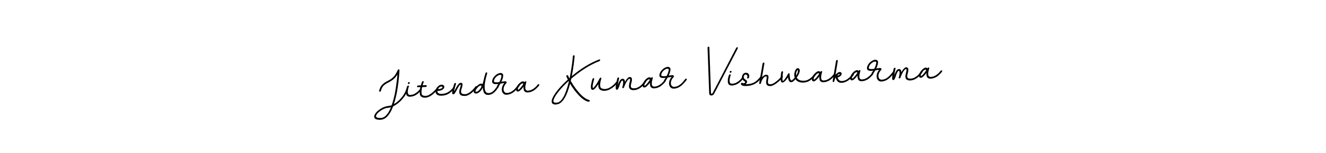 Create a beautiful signature design for name Jitendra Kumar Vishwakarma. With this signature (BallpointsItalic-DORy9) fonts, you can make a handwritten signature for free. Jitendra Kumar Vishwakarma signature style 11 images and pictures png
