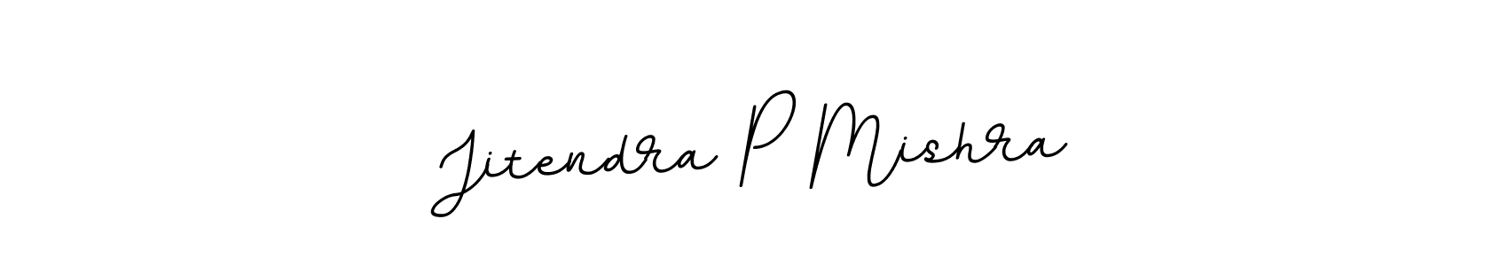 Make a beautiful signature design for name Jitendra P Mishra. With this signature (BallpointsItalic-DORy9) style, you can create a handwritten signature for free. Jitendra P Mishra signature style 11 images and pictures png