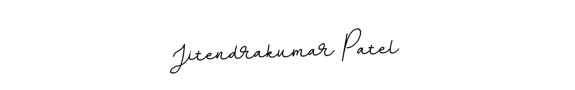 Use a signature maker to create a handwritten signature online. With this signature software, you can design (BallpointsItalic-DORy9) your own signature for name Jitendrakumar Patel. Jitendrakumar Patel signature style 11 images and pictures png