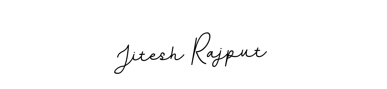 Design your own signature with our free online signature maker. With this signature software, you can create a handwritten (BallpointsItalic-DORy9) signature for name Jitesh Rajput. Jitesh Rajput signature style 11 images and pictures png