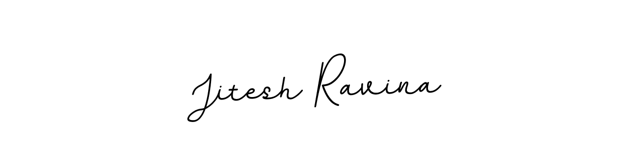 This is the best signature style for the Jitesh Ravina name. Also you like these signature font (BallpointsItalic-DORy9). Mix name signature. Jitesh Ravina signature style 11 images and pictures png