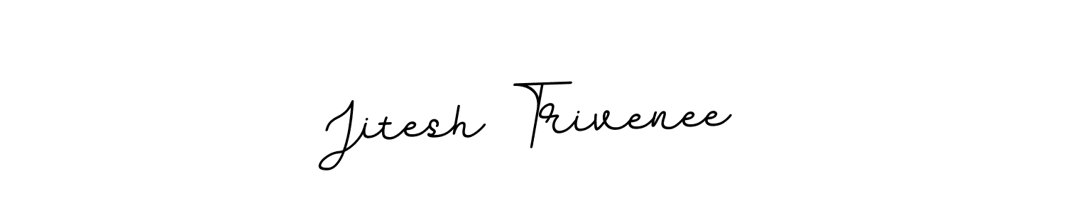 Create a beautiful signature design for name Jitesh Trivenee. With this signature (BallpointsItalic-DORy9) fonts, you can make a handwritten signature for free. Jitesh Trivenee signature style 11 images and pictures png