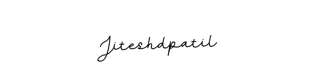 Create a beautiful signature design for name Jiteshdpatil. With this signature (BallpointsItalic-DORy9) fonts, you can make a handwritten signature for free. Jiteshdpatil signature style 11 images and pictures png