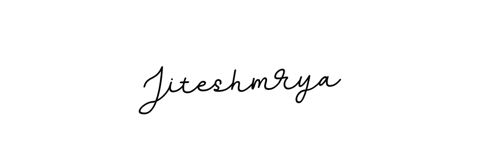 Make a beautiful signature design for name Jiteshmrya. With this signature (BallpointsItalic-DORy9) style, you can create a handwritten signature for free. Jiteshmrya signature style 11 images and pictures png