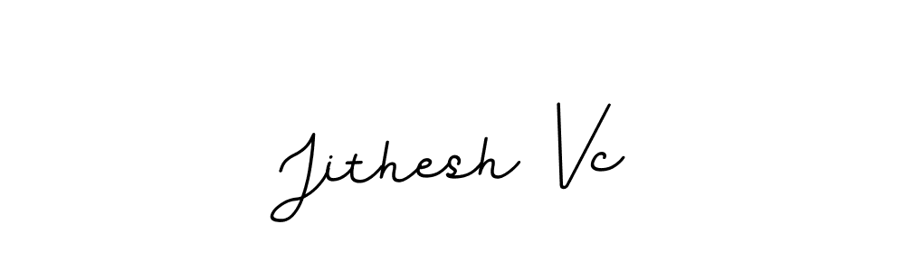 Also we have Jithesh Vc name is the best signature style. Create professional handwritten signature collection using BallpointsItalic-DORy9 autograph style. Jithesh Vc signature style 11 images and pictures png