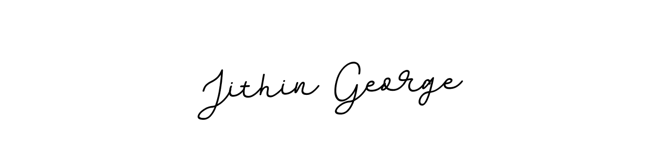 Make a beautiful signature design for name Jithin George. With this signature (BallpointsItalic-DORy9) style, you can create a handwritten signature for free. Jithin George signature style 11 images and pictures png