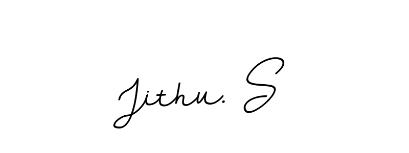How to Draw Jithu. S signature style? BallpointsItalic-DORy9 is a latest design signature styles for name Jithu. S. Jithu. S signature style 11 images and pictures png