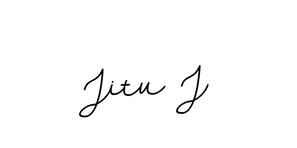 Create a beautiful signature design for name Jitu J. With this signature (BallpointsItalic-DORy9) fonts, you can make a handwritten signature for free. Jitu J signature style 11 images and pictures png