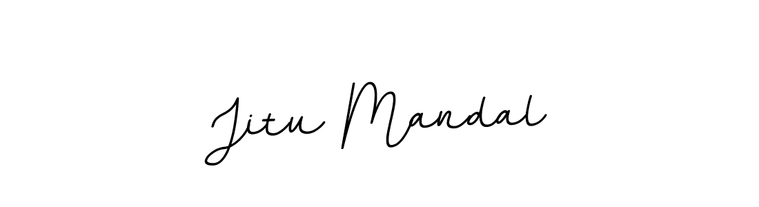 It looks lik you need a new signature style for name Jitu Mandal. Design unique handwritten (BallpointsItalic-DORy9) signature with our free signature maker in just a few clicks. Jitu Mandal signature style 11 images and pictures png