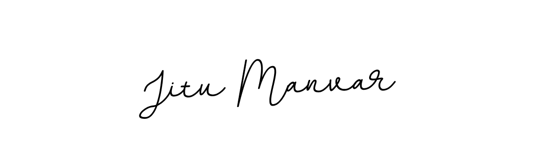 Create a beautiful signature design for name Jitu Manvar. With this signature (BallpointsItalic-DORy9) fonts, you can make a handwritten signature for free. Jitu Manvar signature style 11 images and pictures png