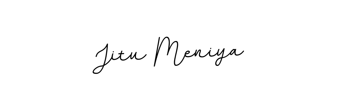 if you are searching for the best signature style for your name Jitu Meniya. so please give up your signature search. here we have designed multiple signature styles  using BallpointsItalic-DORy9. Jitu Meniya signature style 11 images and pictures png