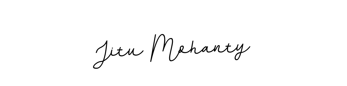 The best way (BallpointsItalic-DORy9) to make a short signature is to pick only two or three words in your name. The name Jitu Mohanty include a total of six letters. For converting this name. Jitu Mohanty signature style 11 images and pictures png