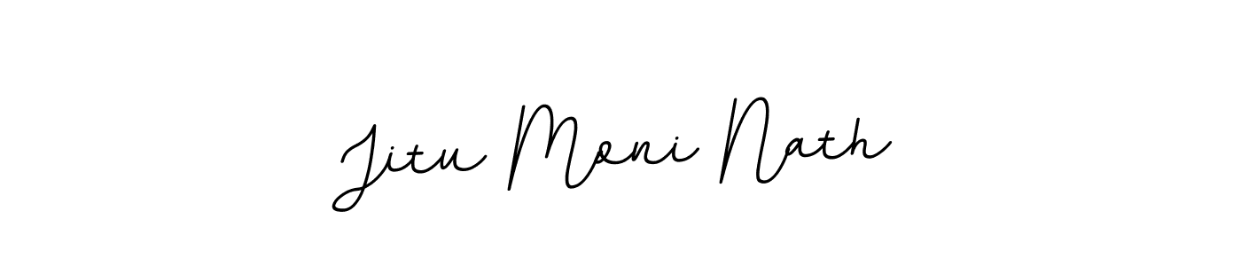 You should practise on your own different ways (BallpointsItalic-DORy9) to write your name (Jitu Moni Nath) in signature. don't let someone else do it for you. Jitu Moni Nath signature style 11 images and pictures png