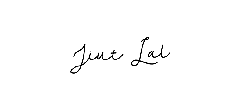 You should practise on your own different ways (BallpointsItalic-DORy9) to write your name (Jiut Lal) in signature. don't let someone else do it for you. Jiut Lal signature style 11 images and pictures png