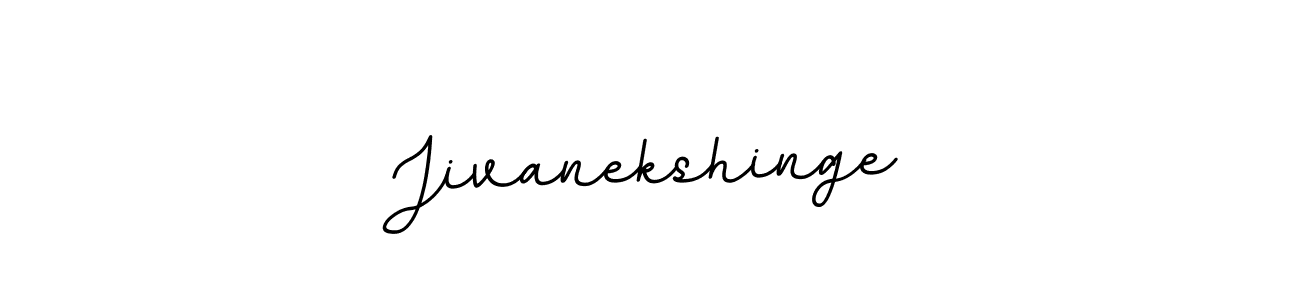 Use a signature maker to create a handwritten signature online. With this signature software, you can design (BallpointsItalic-DORy9) your own signature for name Jivanekshinge. Jivanekshinge signature style 11 images and pictures png